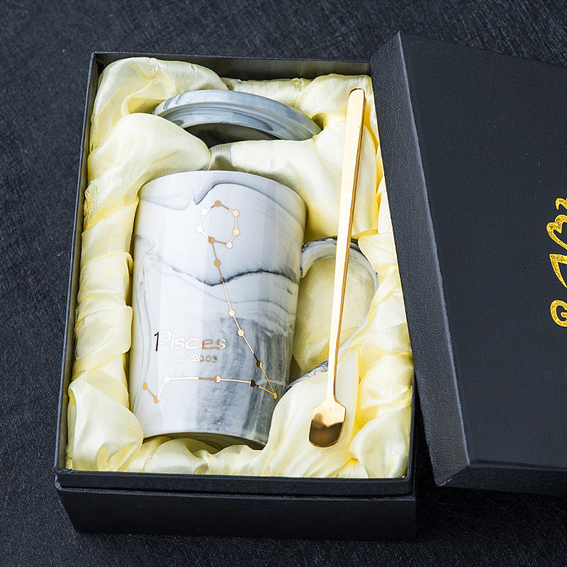 Nordic Creative Ceramic Mug Twelve Constellation Mug